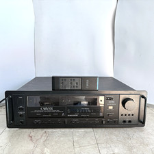 Carver TDR-2400 Double Auto-Reverse Stereo Cassette Deck  Remote Collectable 