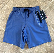 Spyder Swim Trunks E-Board Shorts Mens S 9" Inseam Blue UV 50 Quick Dry NWT