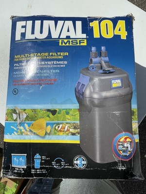 Fluval 104  MSF Canister Filter for 25 Gallon Freshwater Saltwater Untested