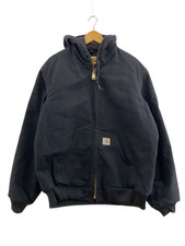 Carhartt Duck Active Jacket Jacket M Cotton Black Plain J140 BLK