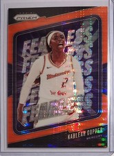 Kahleah Copper 2024 Panini Prizm WNBA Fearless Orange Pulsar /75 #5 Mercury
