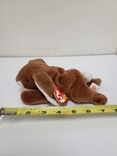 1995 Ty Beanie Baby – Ears The Rabbit 8" Stuffed Plush Toy 