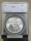1885 $1 Morgan Dollar • SEGS CERTIFIED • MS66+ • Beautiful Silver Coin