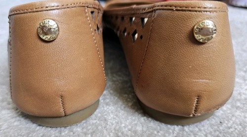 Zapatos planos Michael Kors de cuero tostado para dama Reino Unido 4/Estados Unidos 5,5 / UE 36,5 precio de venta sugerido por el fabricante 95 GBP - Imagen 7 de 8