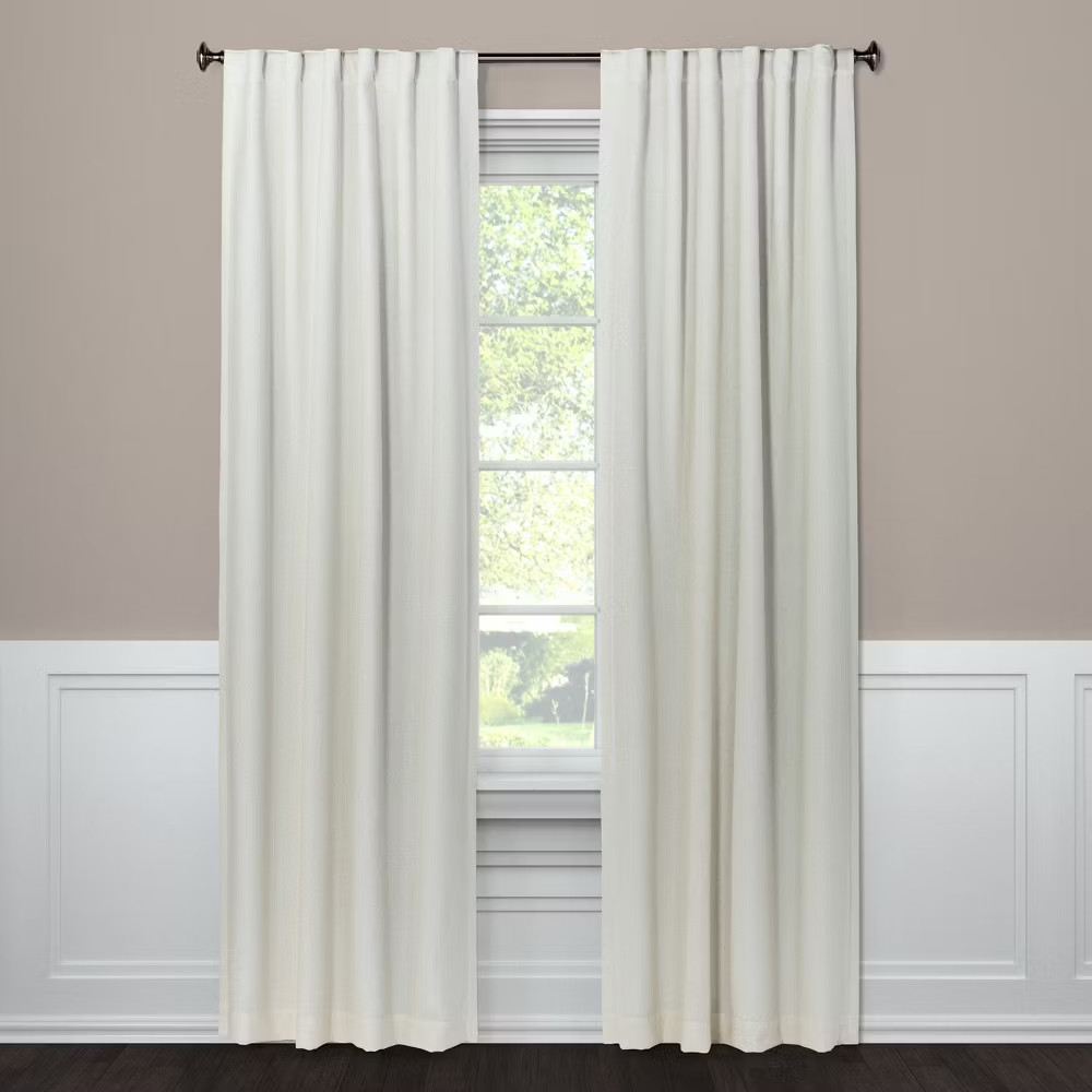 50x84 Blackout Aruba Window Curtain Panel Sour Cream - Threshold 2490₽