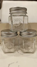 Set of 24 Hexagon Glass Spice Jars with Lids and Fridge proof Labels $44 MSRP