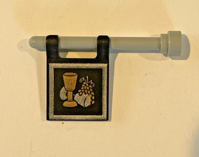 LEGO Flag 2x2 Square GOBLET & GRAPES 2335px7 Vintage Pc GUARDED INN 6067  10000