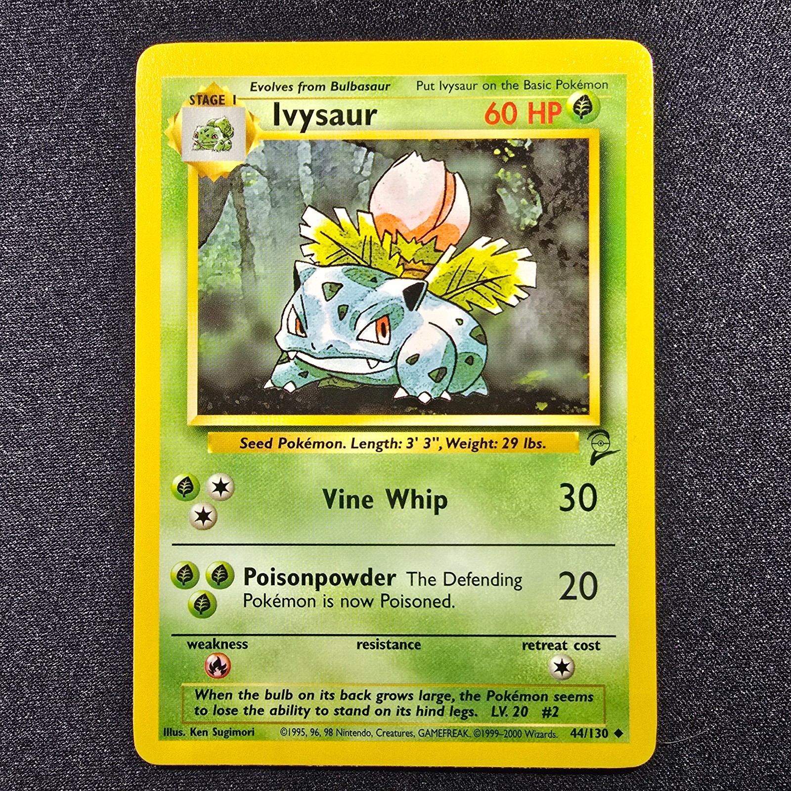 Ivysaur #44/130 Base Set 2 Pokemon TCG