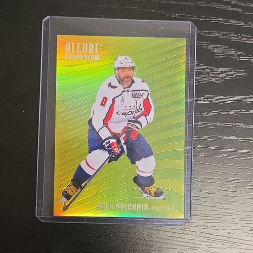 Upper Deck 2025-26 Allure Color Flow Yellow-Green Alex Ovechkin #CF-12 Capitals