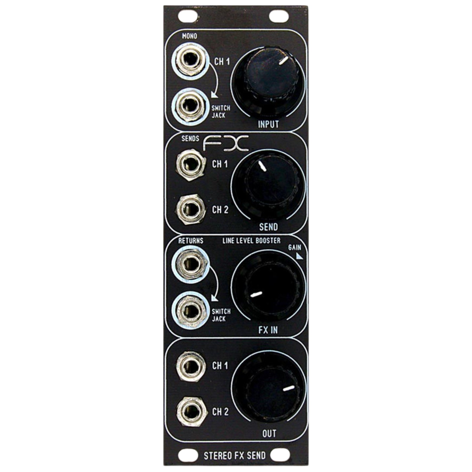 Blue Lantern Stereo FX Send and Return Eurorack Synth Module 14290₽