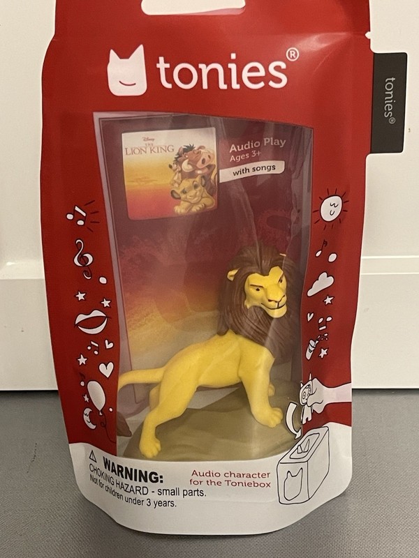 Tonies Disney The Lion King Audio Book Character Figurine for Toniebox - NIP