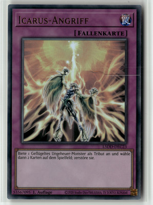Yu-Gi-Oh! Icarus-Angriff Ultra Rare L5DD-DEC23 1. Auflage Excellent