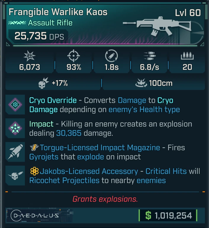 Borderlands 4⭐KAOS ASSAULT RIFLE⭐CRYO OR⭐TORGUE IMAPACT⭐JAKOBS⭐SHOTGUN AMMO - Image 1 of 1