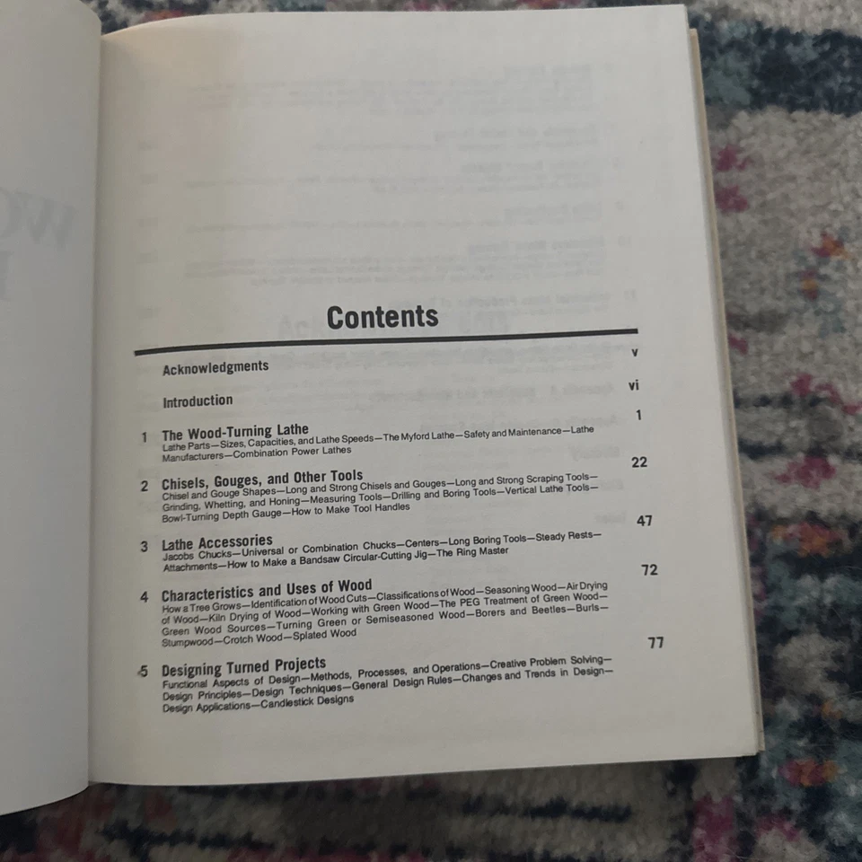 The Woodturning Handbook: With Projects by Lewis H. Hodges, 1984, 1st Ed/1st Prt - Image 4 of 4