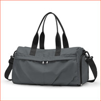 Sporttasche Damen Grau Mit Schuhfach Reisetasche Weekender Gym Fitnesstasche