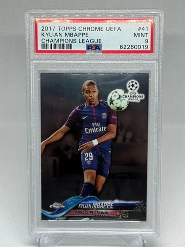 Kylian Mbapp 2017 Topps Chrome Kylian Mbapp #41 Rookie