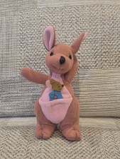 Kanga From Winne The Pooh With Roo In Pouch Very Small Beanie Good Condition