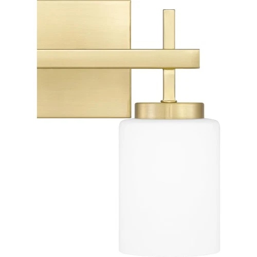 Wilburn Modern LED Bath Vanity Lights, 13 Inch 2-Light Satin Brass Bathroom L... - Picture 5 of 9