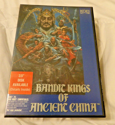 Bandit Kings Of Ancient China Computer Game KOEI CIB All inserts included