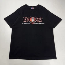 Vtg Murina Mens Shirt L Black 2005 Heart of the Hemi Owner Ram Truck Logo Retro