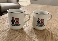 Villeroy  Boch Hansi d  Alsace TWO Mugs 3-5/8  