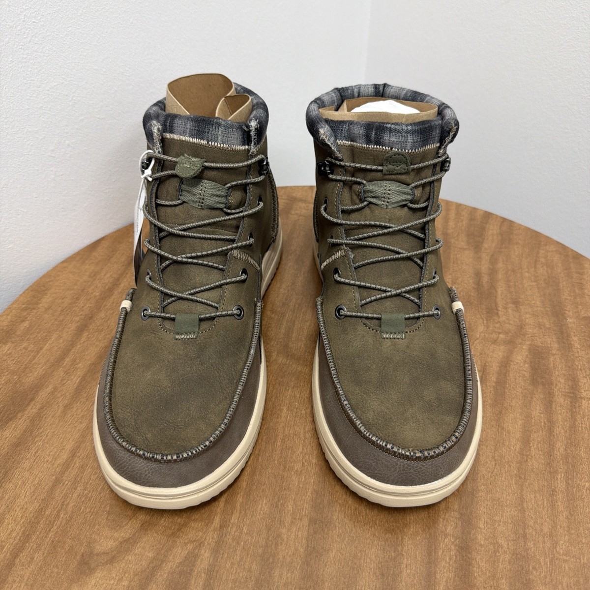 NEW! Hey Dude Bradley Suede Lace-Up Boots Sz 12 NWT HEYDUDE Bradley | SHOE DEPT ENCORE main image 2