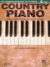 Country Piano Hal Leonard Keyboard Style Instruction Book and Audio 000311052