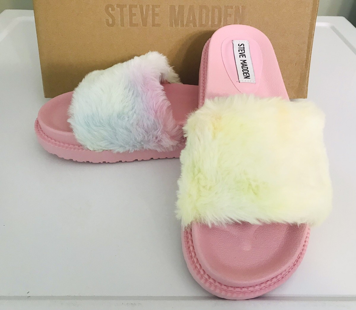 Steve Madden Women's Around Slipper - Leopard Print, Slip-On, Cozy Bucket Style