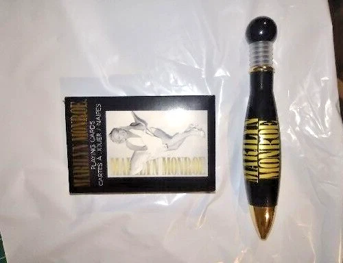 Lot of 2 Marilyn Monroe Playing Cards Jkrs New White Dress + Unique Pen #1-F - Image 2 of 4