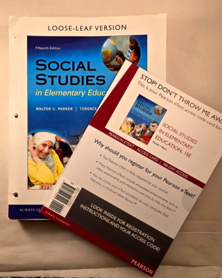 Social Studies in Elementary Education, Enhanced Pearson Loose leaf with code