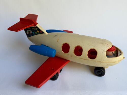 Fisher Price '70s Little People Airport, 2 Planes, Helicopter, Bus & Accessories - Picture 5 of 13