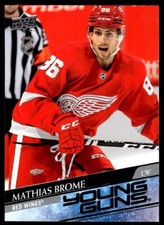 2020-21 UPPER DECK YOUNG GUNS Mathias Brome Detroit Red Wings #468 R115