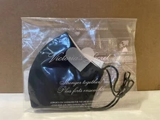 Victoria’s Secret Black Reusable Washable Face Mask *Brand New*