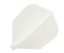 COSMO DARTS FIT FLIGHT 2 SETS OF 3 SHAPE WHITE 6 FLIGHTS TOTAL