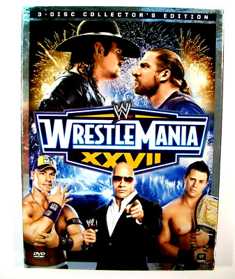 2011 WWE Wrestlemania XXVII Collector's Edition DVD