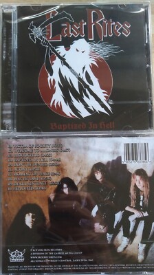 LAST RITES Baptized in hell CD NEU/Sealed VÖ: 10.06.2022 IMPORT 1990/1991 THRASH