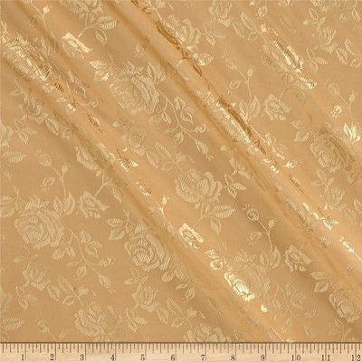 Valentina Textile inc Floral Jacquard Brocade Satin 60'' Width Sells by The Yard