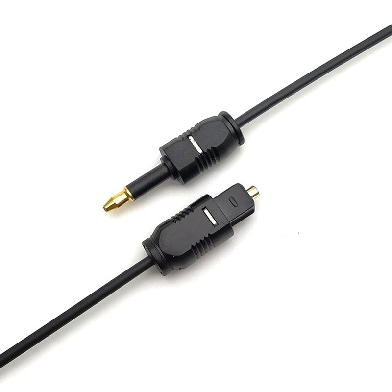 1.96Ft Toslink Male to Mini Plug 3.5mm Male Digital Optical SPDIF Audio