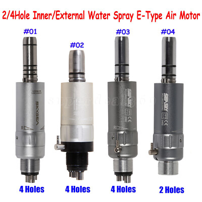 Dental Inner/External Water Low Slow Speed Air Motor Handpiece 2/4Hole E-type Dr