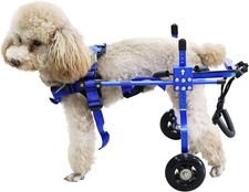 Adjustable Dog Wheelchair for Back Legs  Pet/Doggie Doggy Wheelchairs with Disabl