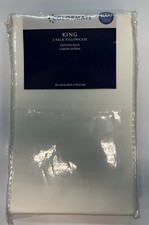 Colormate 2 Pack Pillowcase KING Size White - Solid - 20X40 Inch  50.8x101.6 
