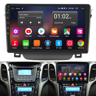 32GB Android 15 Autoradio GPS Navi Bluetooth FM RDS Für Hyundai i30 GD 2012-2016