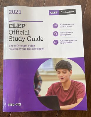 CLEP Official Study Guide 2021 by The College Board (2020, Trade Paperback)