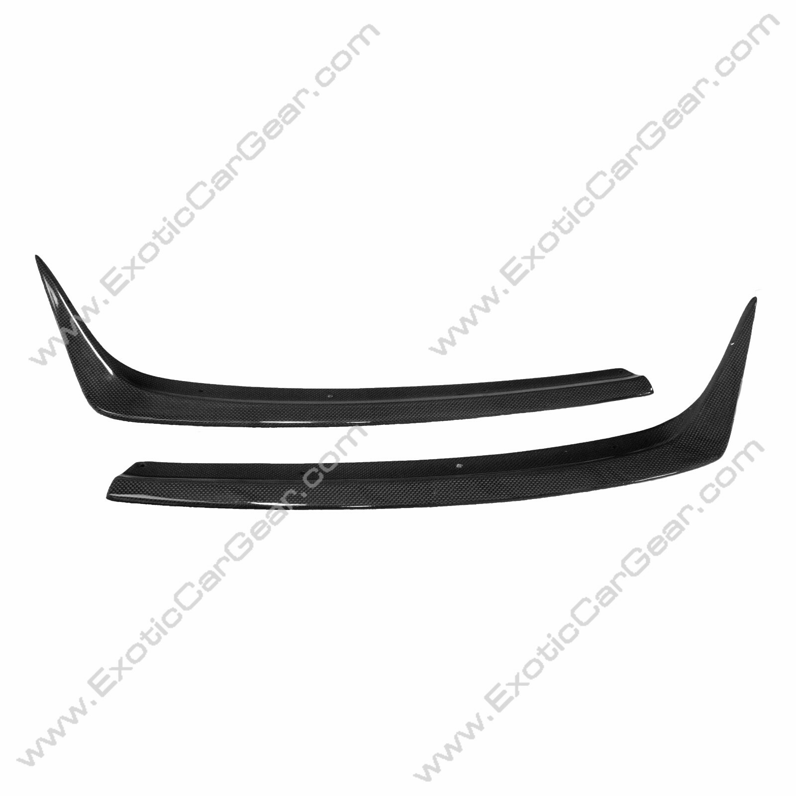 Ferrari F12 Carbon Fiber Front Spoiler Splitter Blades 