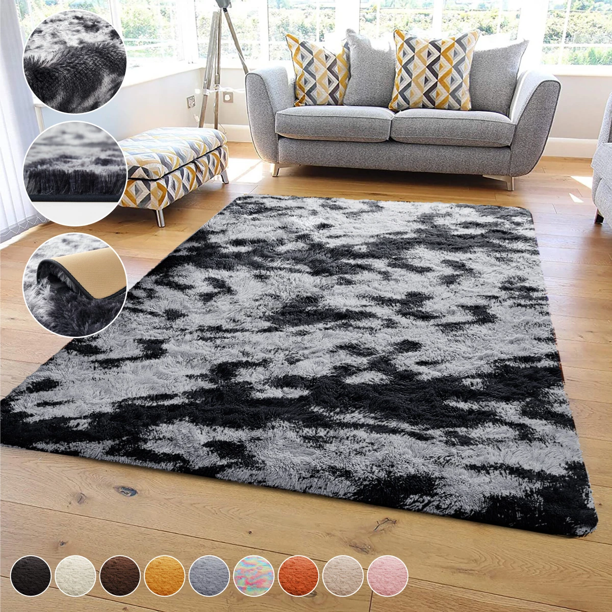 Thick rugs online for living room