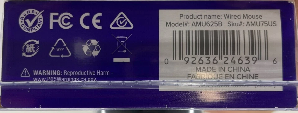 Targus - AMU75US - Compact Mouse with Retractable 2.5 ft. USB Cord - Black - Image 3 of 3