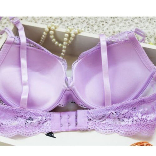 Women's Push Up Bra Set Embroidery Lace Lingerie Bra Lot 36C 32-38AB and Panties - Picture 12 of 38