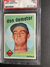 topps 1959 don demeter psa7