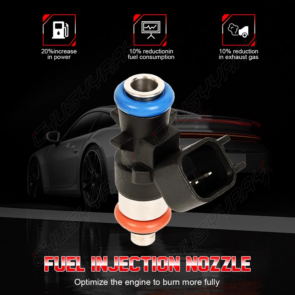 Juego de (6) inyectores de combustible nuevos para Dodge Grand Caravan 2011-2017 3,6 L 0280158233 Foto 4 de 4