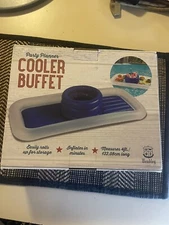 Inflatable Drinks & Snacks Cooler Wembley Party Planner 52”X 25”Buffet IOB